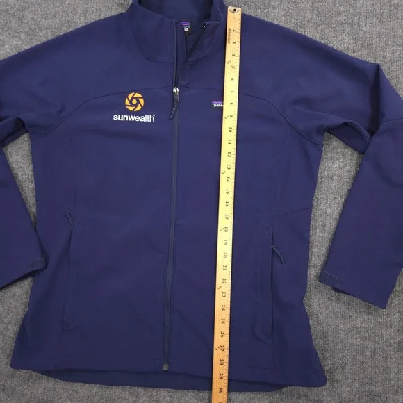 Patagonia Adze Jacket Womens XL Blue Wind Water Resistant Softshell Midweight - Picture 8 of 12